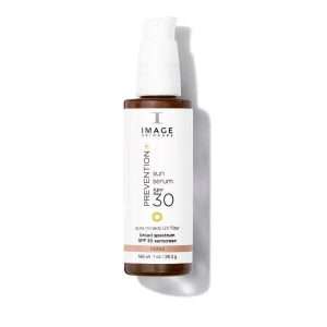 Verpakking IMAGE Skincare Prevention+ serum met SPF - tinted